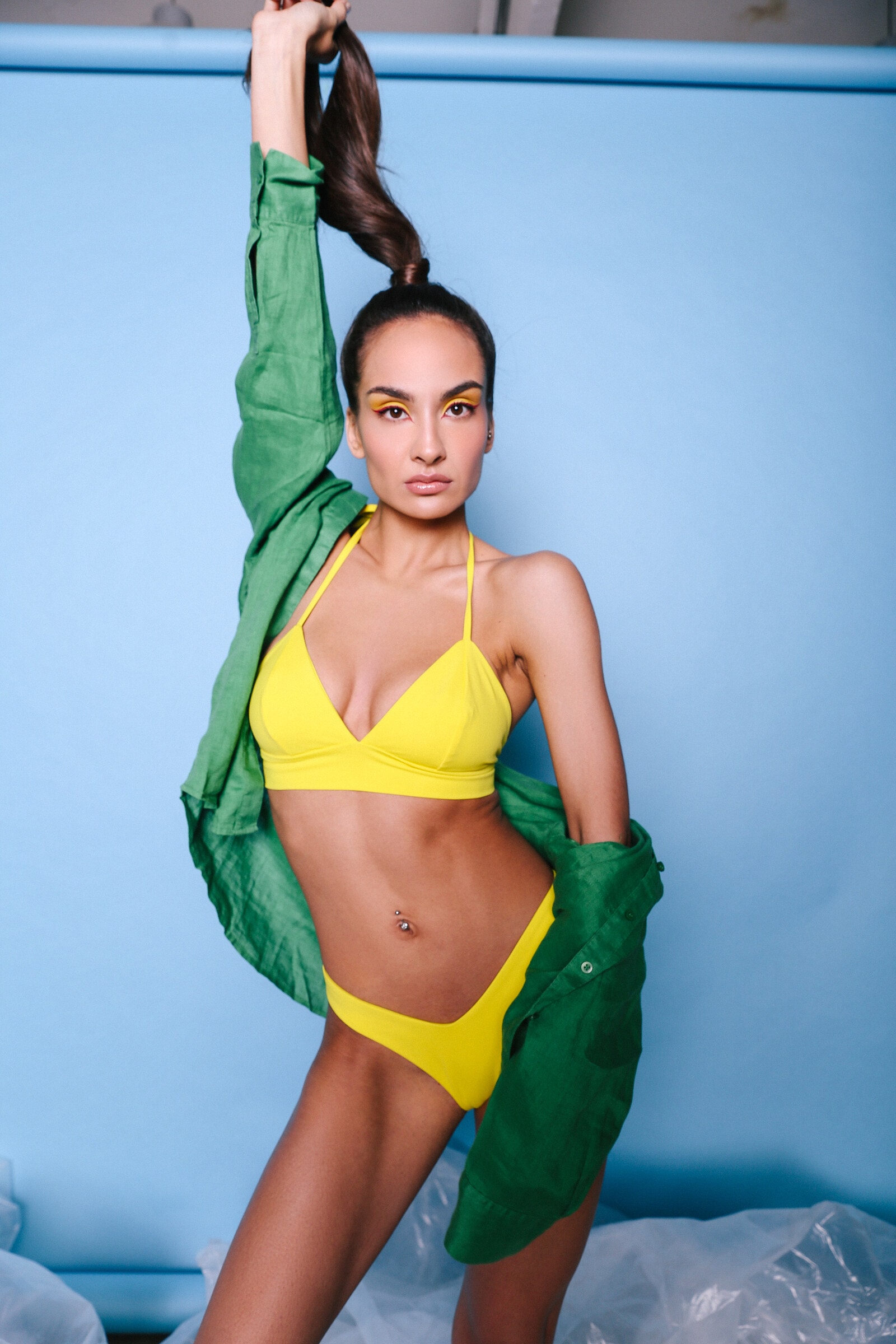 Bralette bikini in lemon